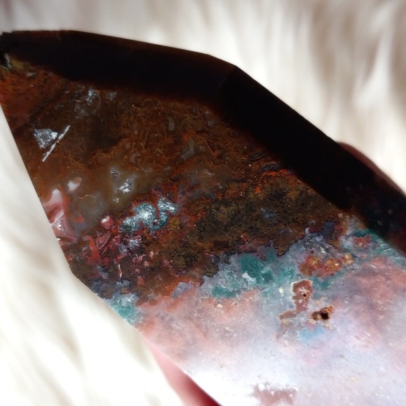 Pink Amethyst/Ocean Jasper Tower - Picture 7 of 8